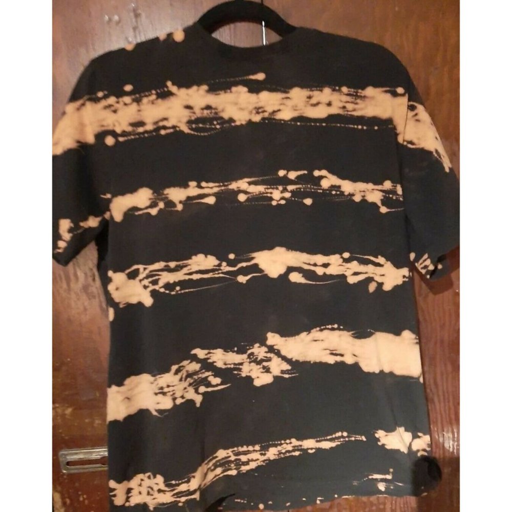 Tye Dye Shirt Stripes Sized L